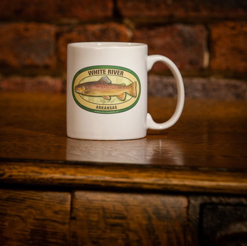Localwaters White River Mug Fly Fishing Brown Trout Arkansas - Localwaters